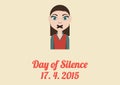 Day of Silence card