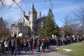 Day of Solidarity at Oberlin College Royalty Free Stock Photo