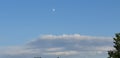 Day time moon Royalty Free Stock Photo