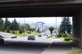 Day traffic at Avram Iancu Street in Cluj-Napoca