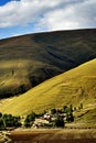 Day view of Bamei Village at Yunnan Province China