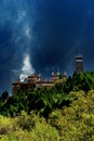Day view of the castle at Danba Sichuan China Royalty Free Stock Photo