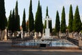 Day view of cemetery. Teruel Royalty Free Stock Photo