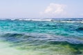 View on Melasti beach on Bali, Indonesia Royalty Free Stock Photo