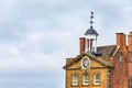 Day view of The Moot Hall building roof in Daventry town centre Royalty Free Stock Photo