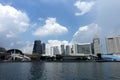 Day view of Singapore cityscape building, the central business district of Singapore. Royalty Free Stock Photo