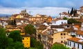 Day view to historic part of Granada. Royalty Free Stock Photo