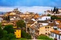 Day view to old part of Granada Royalty Free Stock Photo