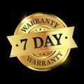 7 day warranty logo