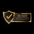 30 day warranty logo