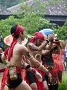 Dayak dance Royalty Free Stock Photo