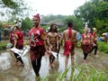 Dayak dance Royalty Free Stock Photo