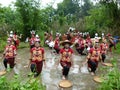 Dayak dance Royalty Free Stock Photo