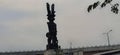 A dayak statue at Soekarno Hatta airport in Jakarta