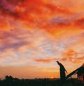 Dayak traditional house, West Kalimantan, Indonesia