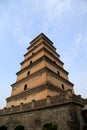 Dayan tower , Big Wild Goose Pagoda Royalty Free Stock Photo