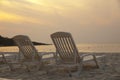 Daybeds on the Beach