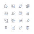 Daybook - Journal line icons collection. Reflection, Memories, Gratitude, Creativity, Introspection, Growth, Positivity