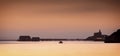 Mumbles pier daybreak Royalty Free Stock Photo