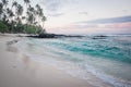 Daybreak at Lefaga Matautu Beach, Upolu Island, Samoa, South Pac Royalty Free Stock Photo