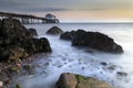 Mumbles pier at daybreak Royalty Free Stock Photo