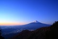 Daybreak at the Mt. Fuji