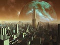 Daybreak over Alien Metropolis