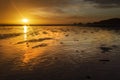 Daybreak at Swansea Bay Royalty Free Stock Photo