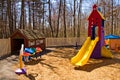 Daycare playground equipment Royalty Free Stock Photo