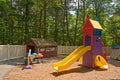 Daycare playground equipment Royalty Free Stock Photo
