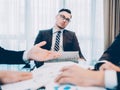 Daydreaming job unmotivated male employee meeting