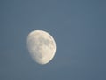 Daylight Moon Royalty Free Stock Photo