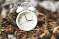 daylight savings time alarm clock fall back Royalty Free Stock Photo