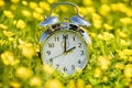 Daylight savings time change, spring forward Royalty Free Stock Photo