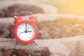 Daylight Savings Time Concept, time change Royalty Free Stock Photo