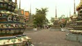 Phra Chedi Rai, a plaza of crematoria at Wat Pho