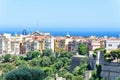 Daylight view to old town with oceanography museum, apartments a