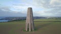 The Daymark from a drone, Kingswear, Devon, England