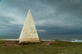 Daymark at Emanuel Head, Holy Island, Northumberland, UK