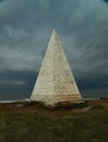 Daymark at Emanuel Head, Holy Island, Northumberland, UK