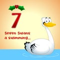 The 12 Days Of Christmas - 7Th Day - Seven Swans A Swimming