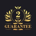 2 Days Guarantee Logo vector, 2 Days Guarantee sign symbol