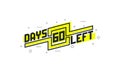 60 days left countdown sign for sale or promotion