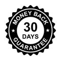 30 days money back guarantee icon vector for graphic design, logo, website, social media, mobile app, UI illustration Royalty Free Stock Photo