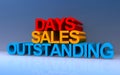 days sales outstanding on blue