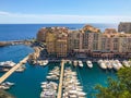 Port Fontvieille aerial view, Monaco