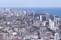 Daytime aerial view of Chicago