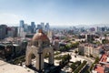 Aerial View of Monument to the Revolution in Mexico City, Mexico Royalty Free Stock Photo