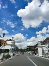 Daytime atmosphere in the city of Jogja