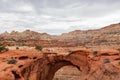 Daytime of the Beautiful Cassidy Arch of Capitol Reef National Park